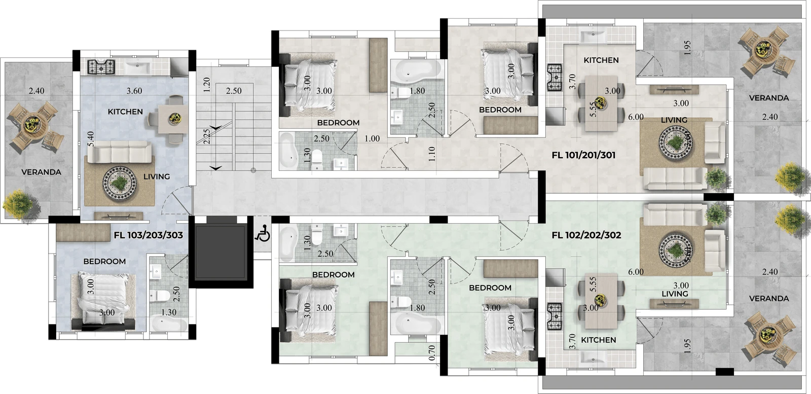 Tylliros Court III – Floor Layout plan